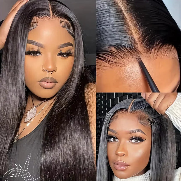 5x5 Glueless Wig Human Hair Ready To Wear Preplucked Pre Cut Hair Wig 100% Human Hair