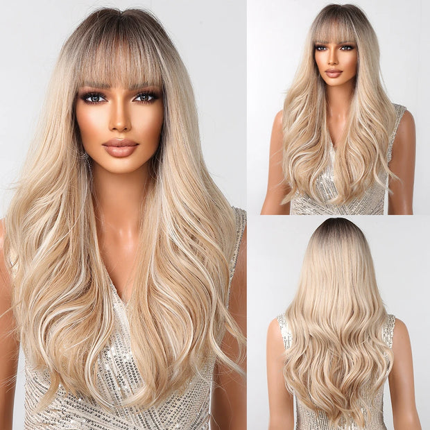 Ginger Curly Wig HT