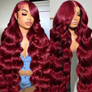 99J Burgundy HD Lace Wig