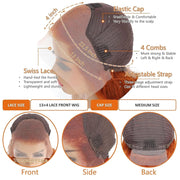 13x4 Ginger HH Wig