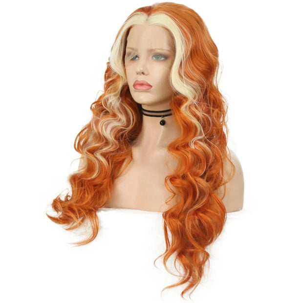 Ginger Blonde Curly Wig