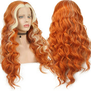 Ginger Blonde Curly Wig